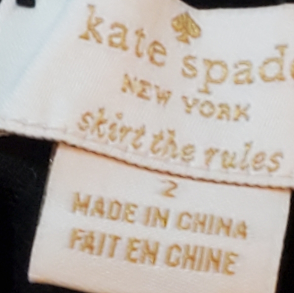 *SOLD* Beautiful, Kate Spade toddler white dress with black sequin bows Sz. 2T - Picture 4 of 6